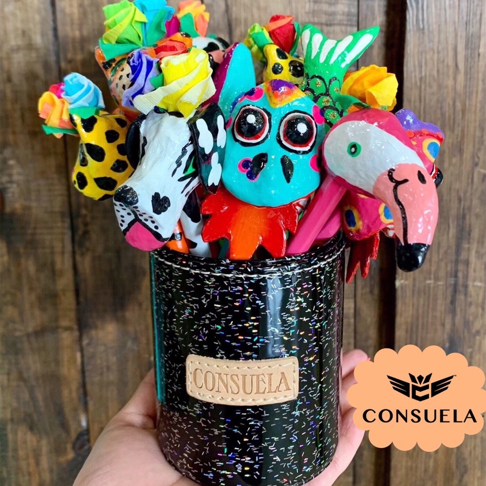 Consuela Paper Mache Refillable Ink Pen - Picture 5 of 12